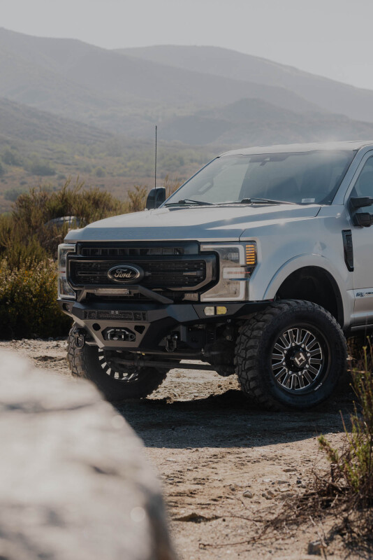 Ford Super Duty F-350 Front Bumper - DV8 Offroad - Spec Series - Black - `17-`22